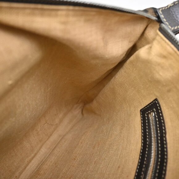 Fendi Selleria Zucca Pattern Shoulder Hand Bag Canvas Leather Brown 88FC126 - Picture 5 of 13